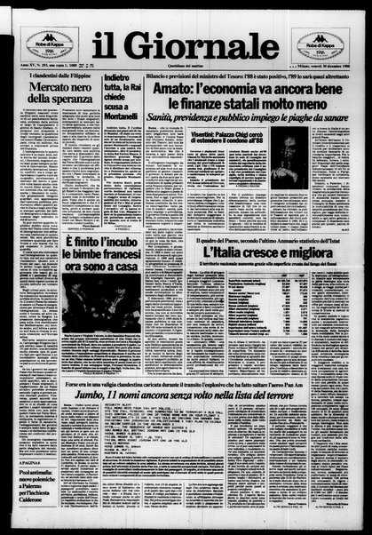 Il giornale : quotidiano del mattino